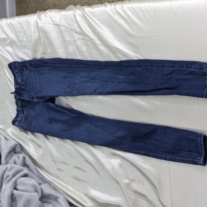 Blue skinny jeans